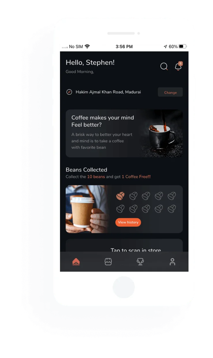 Coffee App-Landing-Hero-iPhone-1