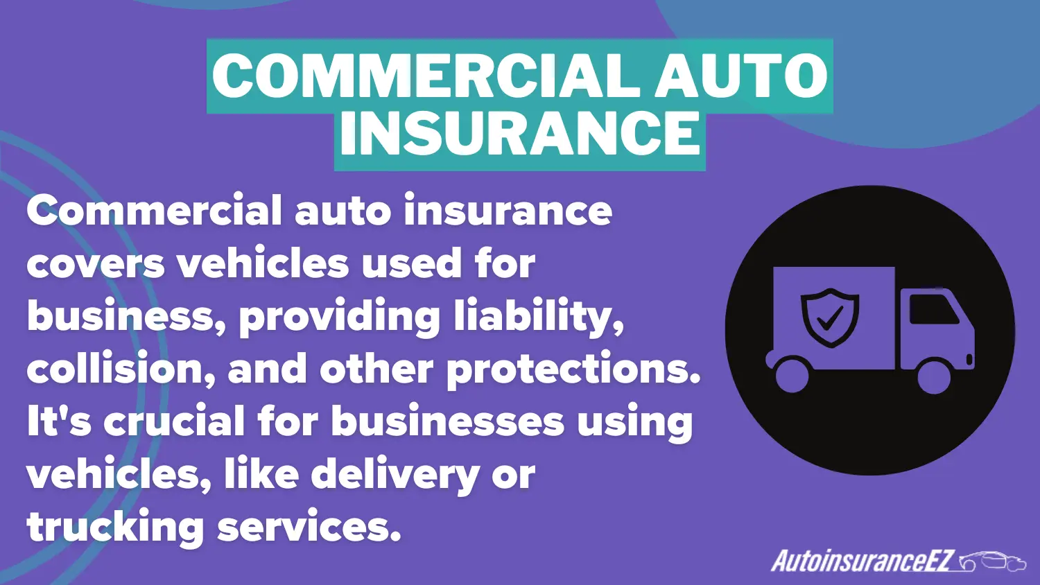Commercial auto insurence