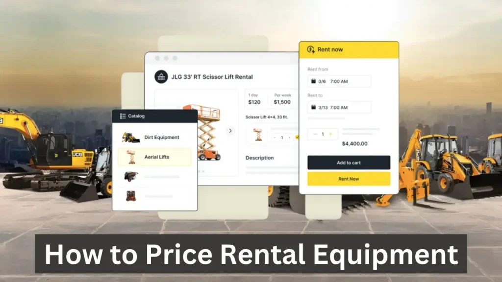 featuring how to price rental equipment.