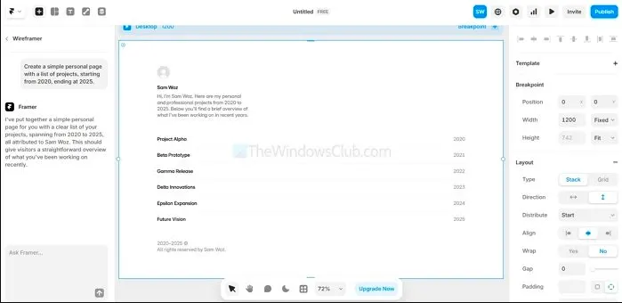 Design a Landing Page MVP in 30 Minutes Using Framer.