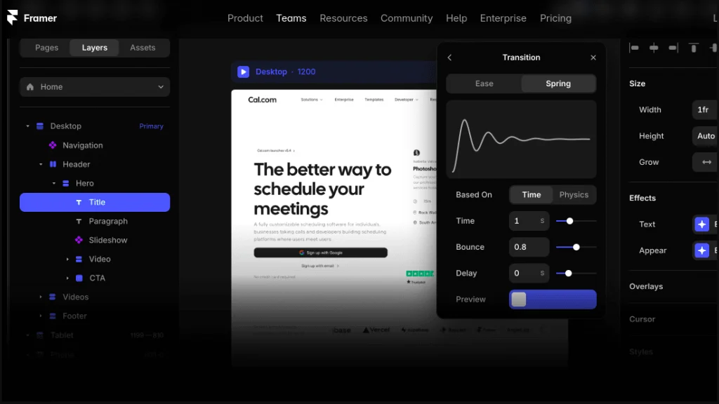 Design a Landing Page MVP Minutes Using Framer.