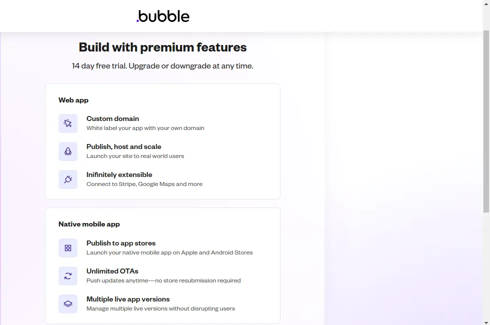how to create an mvp app quickly using bubble.io