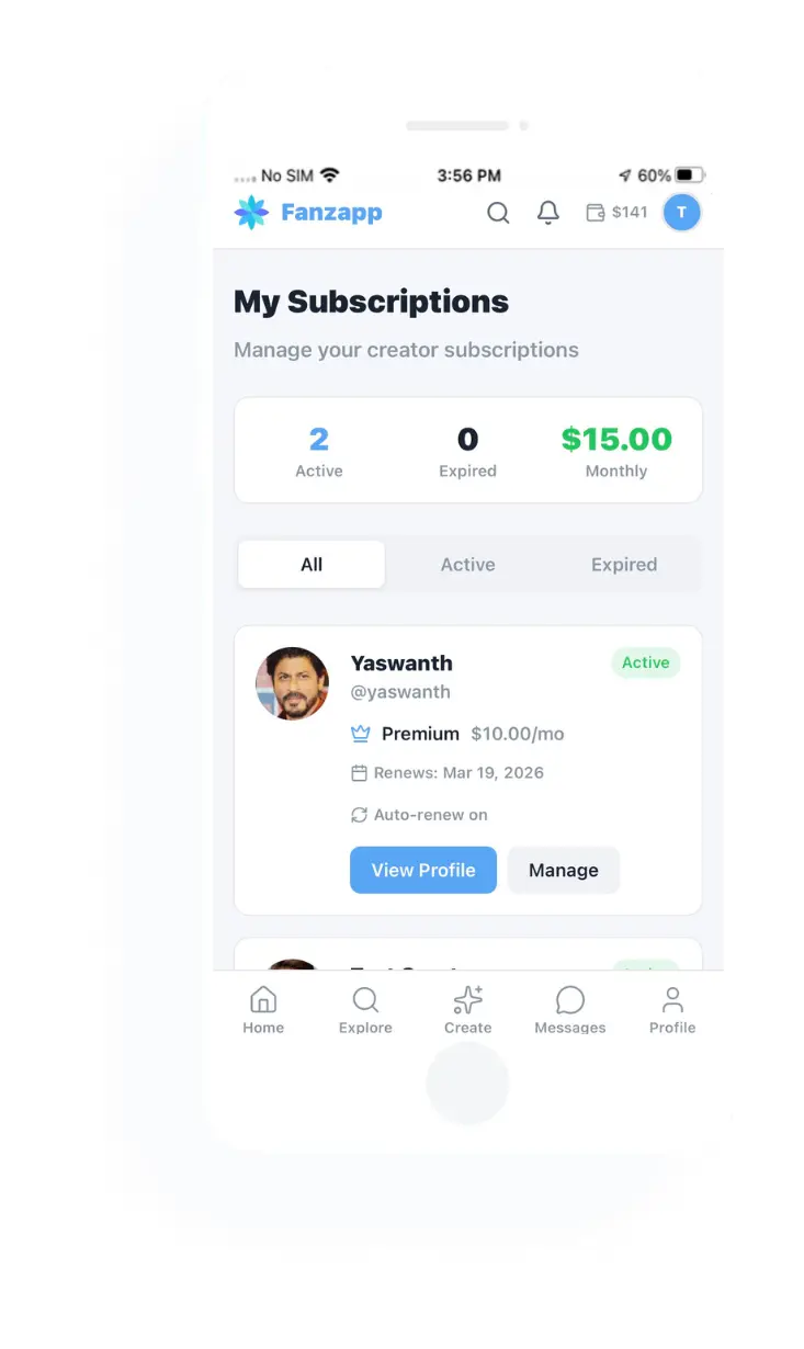 Fanzapp_Appkodes_Subscription