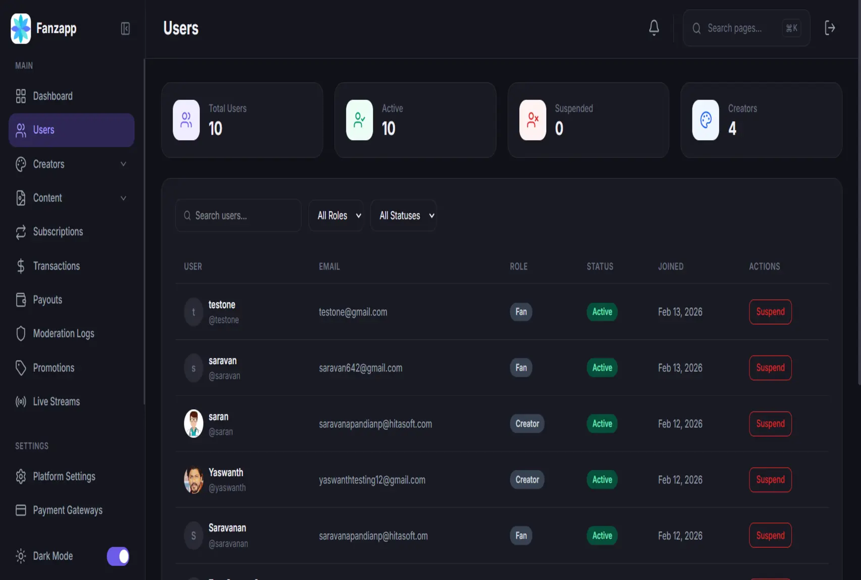 Fanzapp_Desktop_Users_Section